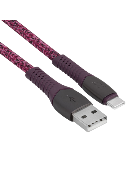 Кабель для зарядки и синхронизации Rivacase PS6102 RD12, USB Type-A/USB Type-C, 1,2м, Красный
