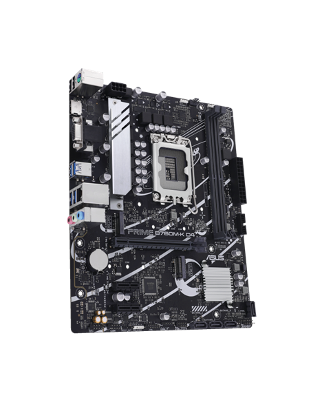 Материнская плата ASUS PRIME B760M-K D4, LGA1700, Intel B760, Micro-ATX