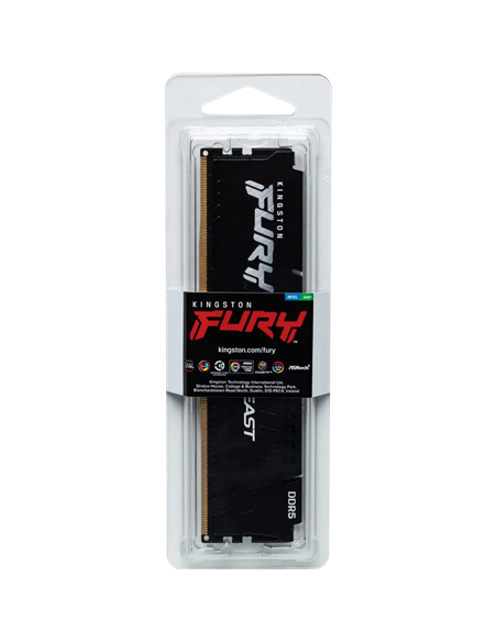 Memorie RAM Kingston FURY Beast, DDR5 SDRAM, 6000 MHz, 16GB, KF560C30BBE-16