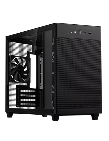 Компьютерный корпус ASUS Prime AP201 Tempered Glass Edition, Mini-Tower, Чёрный