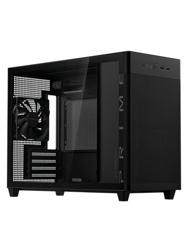 Carcasă PC ASUS Prime AP201 Tempered Glass Edition, Mini-Tower, Negru