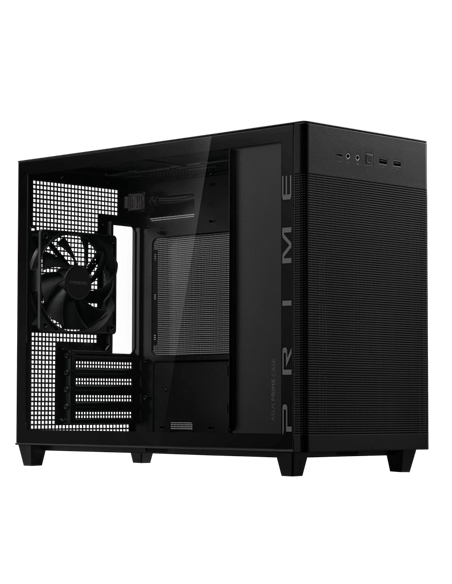 Компьютерный корпус ASUS Prime AP201 Tempered Glass Edition, Mini-Tower, Чёрный