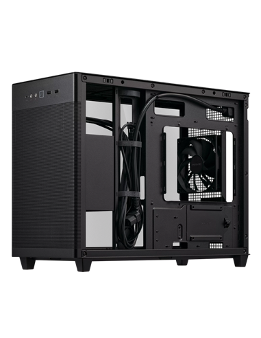 Компьютерный корпус ASUS Prime AP201 Tempered Glass Edition, Mini-Tower, Чёрный