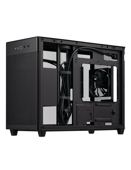 Компьютерный корпус ASUS Prime AP201 Tempered Glass Edition, Mini-Tower, Чёрный