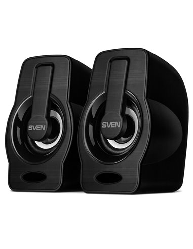 Компьютерные колонки 2.0 SVEN "255", Чёрный