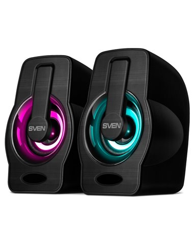 Компьютерные колонки 2.0 SVEN "255", Чёрный
