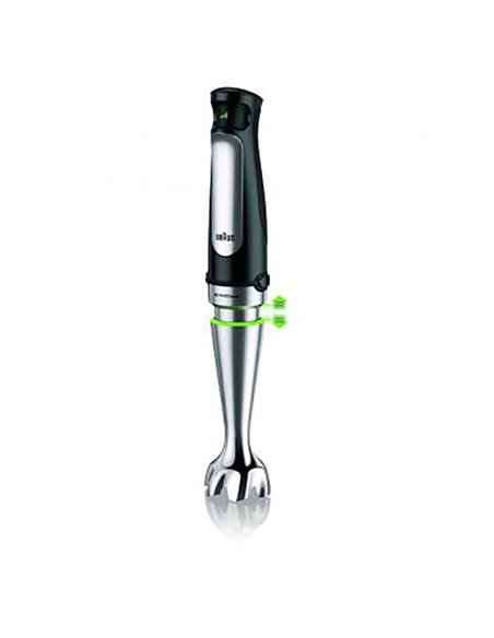 Blender de mână BRAUN MQ7035X, Negru | Argintiu