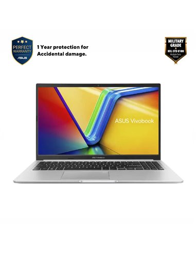 Laptop 15,6" ASUS Vivobook 15 M1502YA, Cool Silver, AMD Ryzen 7 5825U, 16GB/512GB, Fără SO