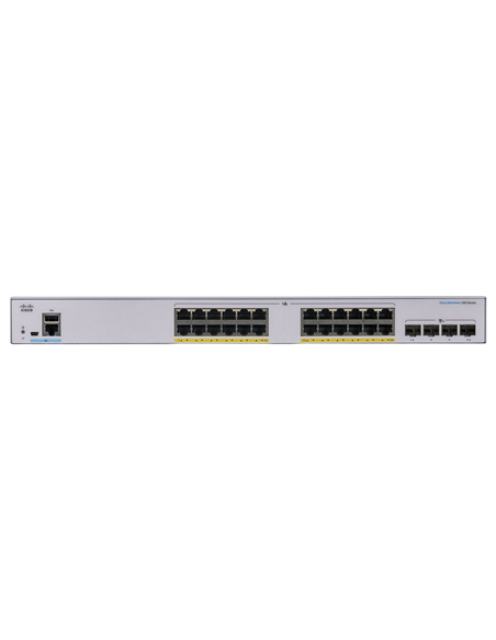 Switch de rețea Cisco CBS250-24P-4X, 24x 10/100/1000 Mbps