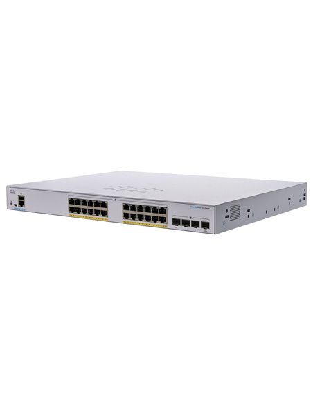 Switch de rețea Cisco CBS250-24P-4X, 24x 10/100/1000 Mbps