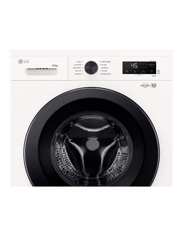 Стирально-сушильная машина LG W4X1085NWK, 8кг, Белый