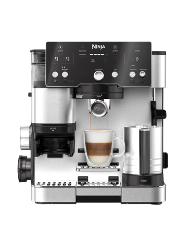 Cafetiera manuala Ninja ES501, 1650W, Oțel inoxidabil
