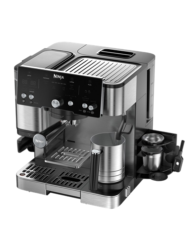 Cafetiera manuala Ninja ES501, 1650W, Oțel inoxidabil