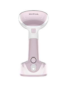 Aparat de călcat vertical cu aburi Tefal DT3050E1, Alb/Roz 2