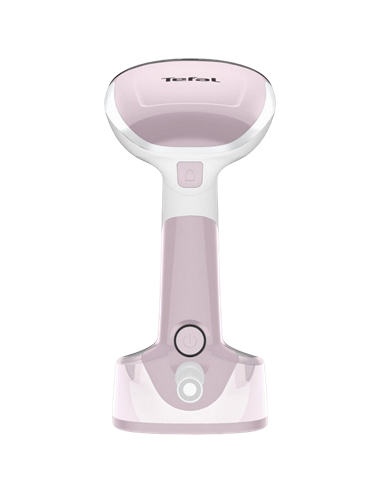Aparat de călcat vertical cu aburi Tefal DT3050E1, Alb/Roz