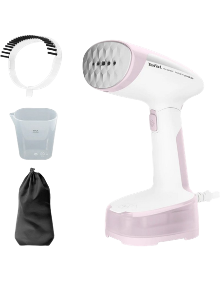 Ручной отпариватель Tefal DT3050E1, Белый/Розовый