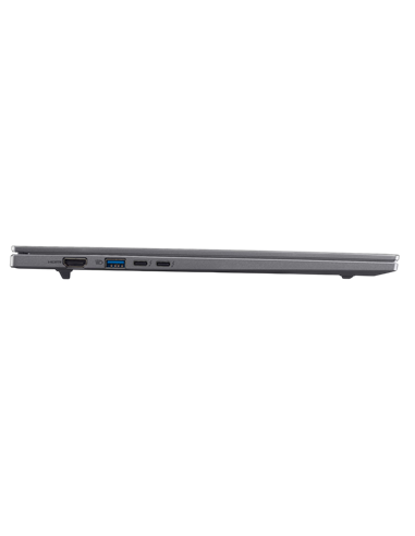 Laptop 16" Acer Aspire 16 AI OLED A16-52M, Steel Gray, Intel Core Ultra 7 256V, 16GB/1024GB, Linux eShell