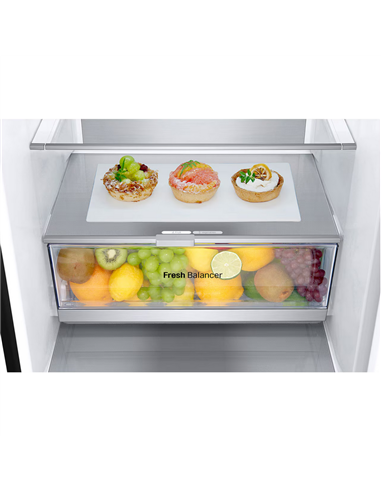 Холодильник LG GBV7280CEV, Чёрный