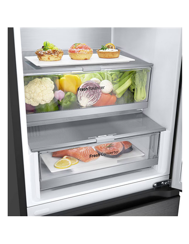 Холодильник LG GBV7280CEV, Чёрный