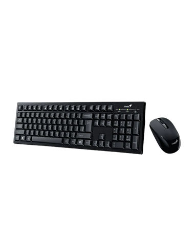 Set Tastatură + Mouse Genius KM-8101, Fără fir, Negru