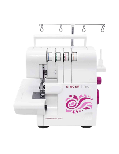 Overlock Singer T80D, Alb