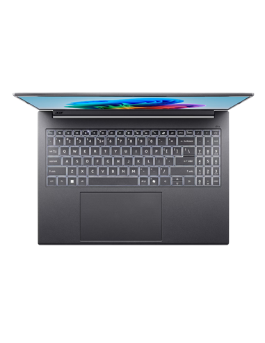 Laptop 16" Acer Aspire 16 AI OLED A16-52M, Steel Gray, Intel Core Ultra 7 258V, 32GB/1024GB, Linux eShell