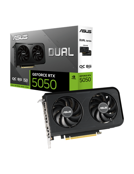 Видеокарта ASUS DUAL-RTX5050-O8G, 8GB GDDR6 128бит