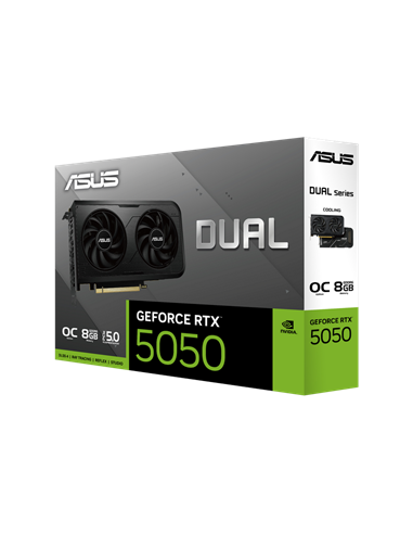 Видеокарта ASUS DUAL-RTX5050-O8G, 8GB GDDR6 128бит