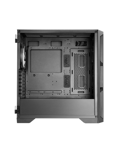 Компьютерный корпус Chieftec APEX Lumo, Midi-Tower, Без блока питания, Чёрный