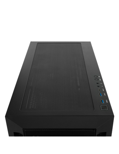 Компьютерный корпус Chieftec APEX Lumo, Midi-Tower, Без блока питания, Чёрный