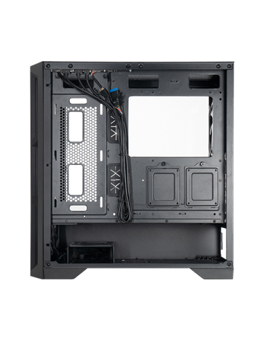 Компьютерный корпус Chieftec APEX Lumo, Midi-Tower, Без блока питания, Чёрный