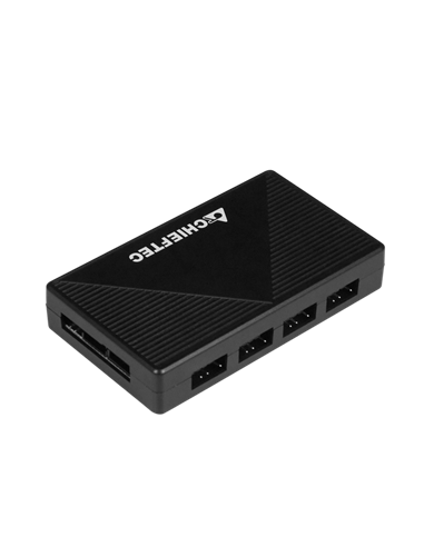 Компьютерный корпус Chieftec APEX Lumo, Midi-Tower, Без блока питания, Чёрный