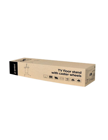 Подставка под телевизор на ножке Gembird TVS-100T-03, Черный