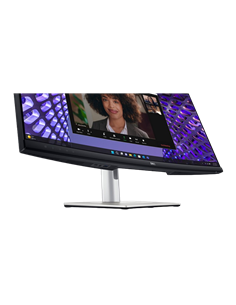 34" Monitor DELL P3424WEB, IPS 3440x1440 WQHD, Negru | Argintiu 2