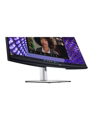 34" Monitor DELL P3424WEB, IPS 3440x1440 WQHD, Negru | Argintiu