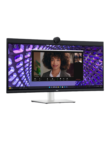 34" Монитор DELL P3424WEB, IPS 3440x1440 WQHD, Чёрный | Серебристый