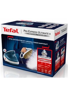 Fier de călcat cu generator de abur Tefal GV9710E0, 3000W, Alb Albastru 2