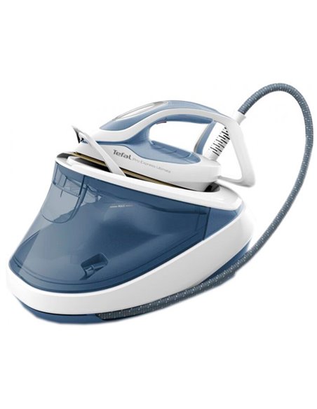 Fier de călcat cu generator de abur Tefal GV9710E0, 3000W, Alb Albastru