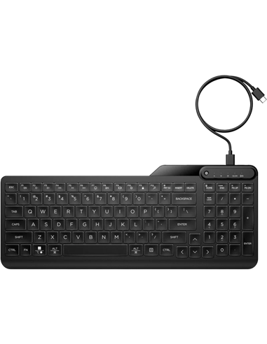 Tastatură HP 400, Cu fir, Negru