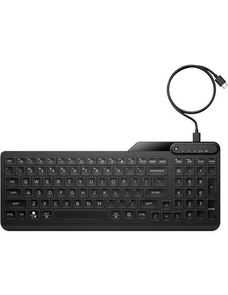 Клавиатура HP 400, Проводное, Чёрный