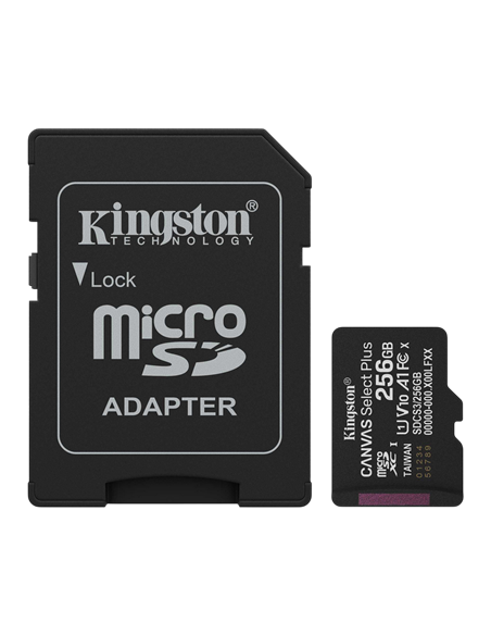 Card de Memorie Kingston Canvas Select Plus, 256GB (SDCS3/256GB)