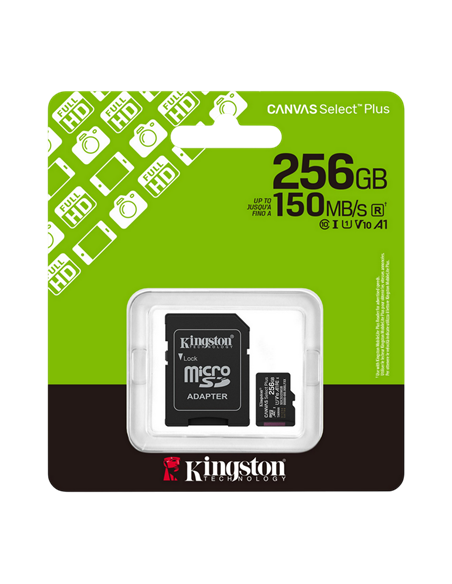 Карта памяти Kingston Canvas Select Plus, 256Гб (SDCS3/256GB)