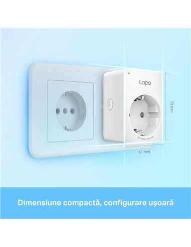 Priză inteligentă TP-LINK Tapo P110, Alb