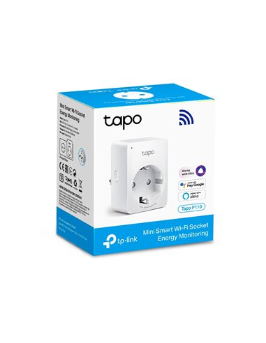 Priză inteligentă TP-LINK Tapo P110, Alb