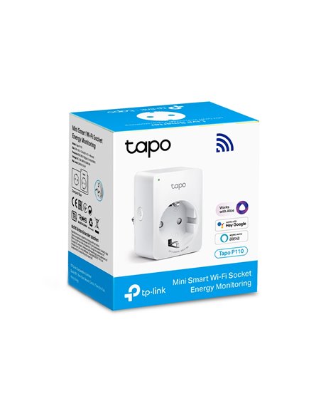 Priză inteligentă TP-LINK Tapo P110, Alb