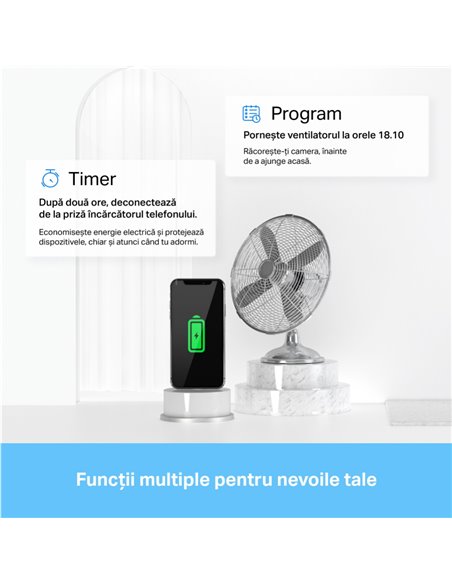 Priză inteligentă TP-LINK Tapo P110, Alb