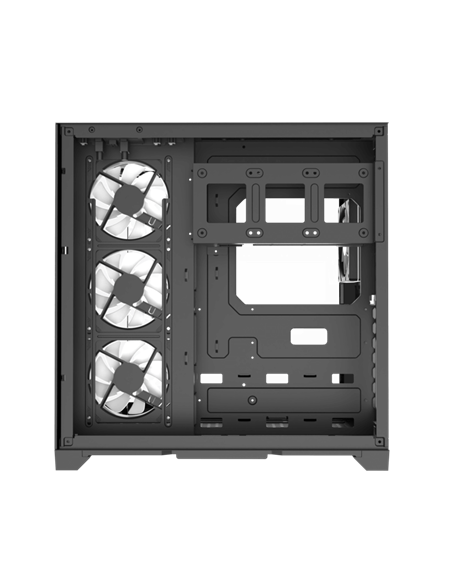 Carcasă PC Gamemax HYPE-A, Midi-Tower, Fără PSU, Negru