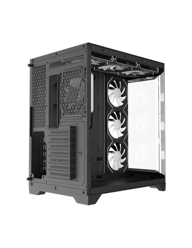 Компьютерный корпус Gamemax HYPE-A, Midi-Tower, Без блока питания, Чёрный