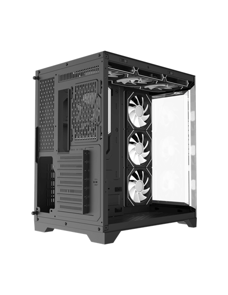 Carcasă PC Gamemax HYPE-A, Midi-Tower, Fără PSU, Negru