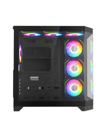 Carcasă PC Gamemax HYPE-A, Midi-Tower, Fără PSU, Negru